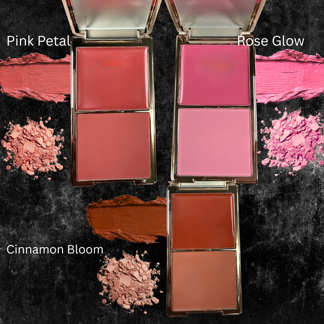 JC Beauty Blush Duo | Cream & Powder Blush