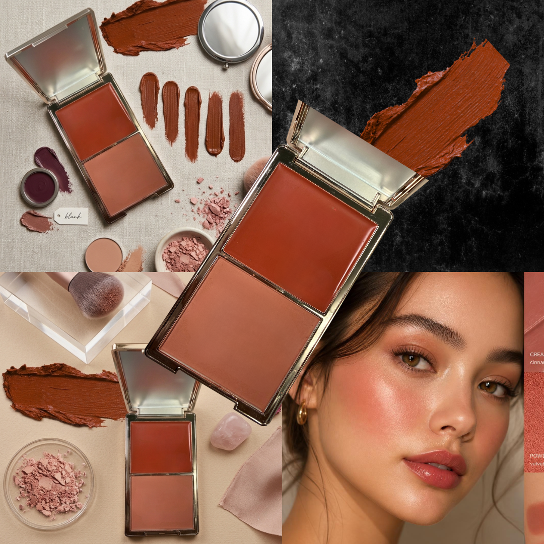 JC Beauty Blush Duo | Cream & Powder Blush